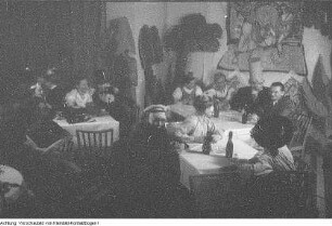 Dresden, Maxim-Gorki-Heim, Fasching, Februar 1952