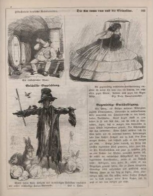 "Illustrirte deutsche Redensarten" "Die En tous cas und die Crinoline" "Geschäfts-Empfehlung"