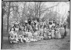 Fasnacht Sigmaringen 1928; Gruppenbild - Kindergartengruppe(?)