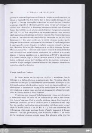 L'image visuelle de l՚«autre»