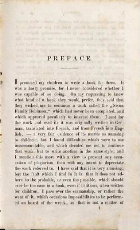 Robinson Ready or the Wreck of the Pacific : für die deutsche Jugend mit belehrenden Noten und einem Wörterbuche versehen