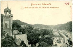 Tharandt. Blick von der Ruine