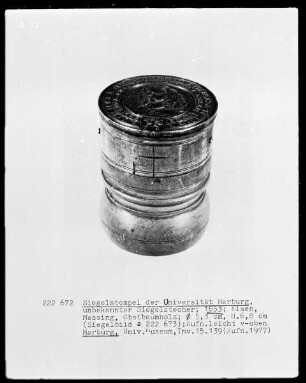 Siegelstempel der Universität Marburg