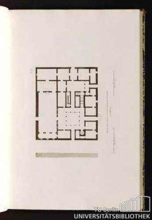 Pl. 39. Plan Du Palais Ricardi, Autrefois Medicis Dans La Via Larga A Florence.