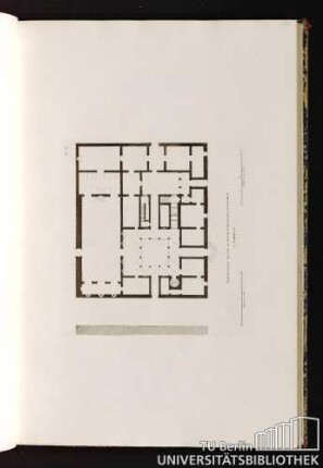 Pl. 39. Plan Du Palais Ricardi, Autrefois Medicis Dans La Via Larga A Florence.