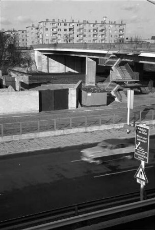 Berlin: Stadtautobahn von der Paulsborner Straße