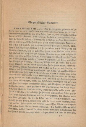 Biographisches Vorwort