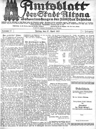 Nummer 17 : Freitag, den 27. April 1923
