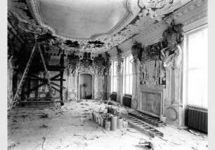 Restaurierungsarbeiten am Wappensaal des Kunstgewerbemuseums im Schloss Köpenick, Raum 31