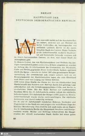 Berlin, Hauptstadt der Deutschen Demokratischen Republik