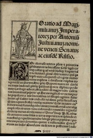 Oratio ad Maximilianum Imperatorem
