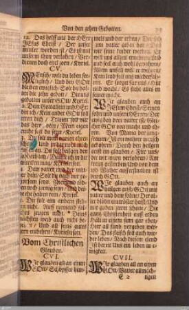 Vom Christlichen Glauben.
