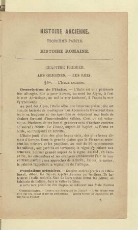 Histoire romaine