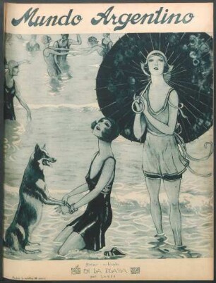 Notas estivales en la playa [Dibujo]
