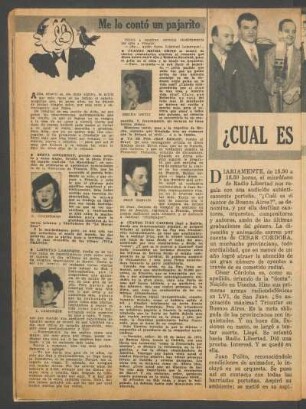 ¿Cuál es el cantor de Buenos Aires? : Una audición interesante por Radio Libertad