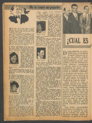 ¿Cuál es el cantor de Buenos Aires? : Una audición interesante por Radio Libertad