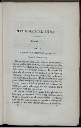 Mathematical Physics. Book III.