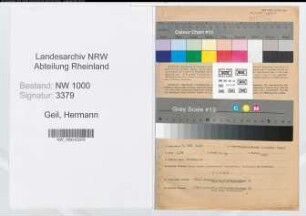Entnazifizierung Hermann Geil, geb. 09.05.1893 (Geistlicher)