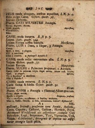 Diss. de materia medica in regno animali