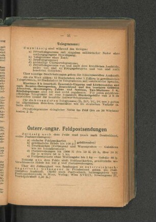 Österr.-ungar. Feldpostsendungen