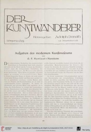 8/9: Aufgaben des modernen Kunstmuseums