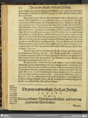 Die zwey und dreissigste Hochzeit-Predigt