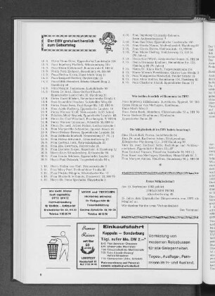 Die Mitgliedschaft im EBV haben beantragt: