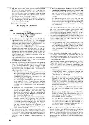 Anweisung zur Delegierung an Zentralberufsschulen zum Lehrjahr 1965/66 : 39/65 vom 16. Juni 1965 ; [Verfügungen]