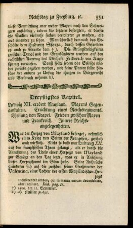 Dreyßigstes Kapitel - Neun und dreyßigstes Kapitel.