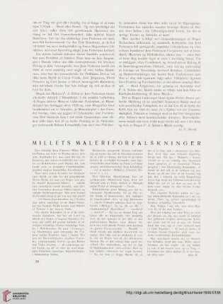 Millets maleriforfalskninger