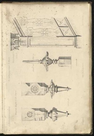 "Verwaltungs-Gebäude in Stain. Loggia an der Rückseite."