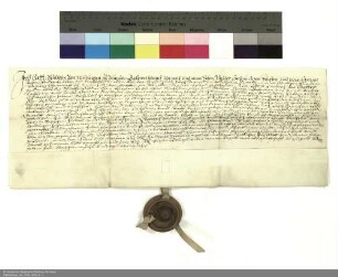 Revers Kraft Wilhelms von Wildungen zu Motzlar bezüglich der Belehnung mit der adeligen Freiheit zu Motzlar mit Zugehörungen durch Johann Friedrich [von Schwalbach], Abt von Fulda