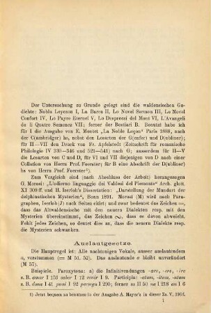 Laut- und Formenlehre des Waldensischen