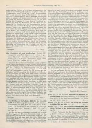 211 [Rezension] Little, A. G. (Ed.), Liber Exemplorum ad usum praedicantium. Saeculo XIII compositus a quodam fratre minore anglico de provincia Hiberniae. Secundum codicem Dunelmensem ed