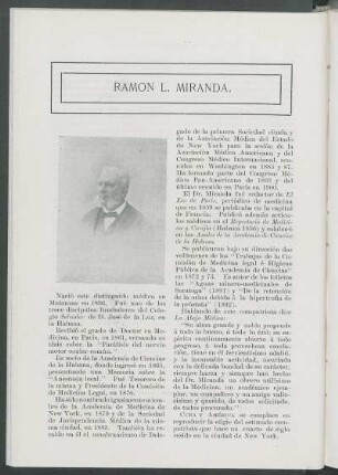 Ramón L. Miranda.