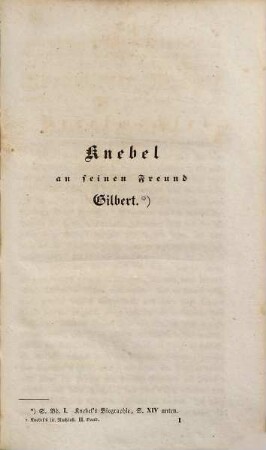 K. L. von Knebel's literarischer Nachlaß und Briefwechsel, 2
