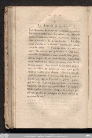 6. Le chamois et la chèvre.