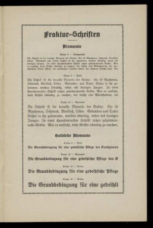 Fraktur-Schriften