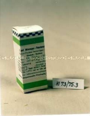 Mumps-Testantigen in Originalverpackung