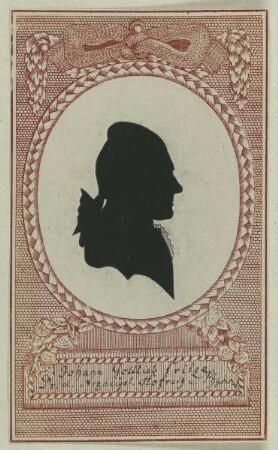 Bildnis des Johann Gottlieb Fritze