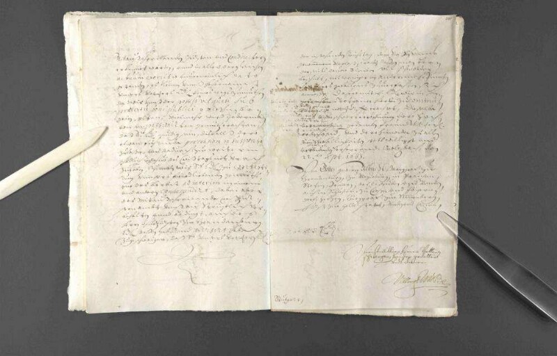 Differenzen zwischen Markgraf Albrecht II. von Brandenburg-Ansbach und Markgraf Christian Ernst von Brandenburg-Bayreuth bezüglich des Kreisausschreibamts und seiner Präzedenz.