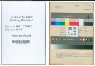 Entnazifizierung Rudolf Friedrich , geb. 17.02.1899 (Arbeiter)