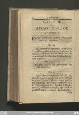 Caput II. de Regno Galliae.