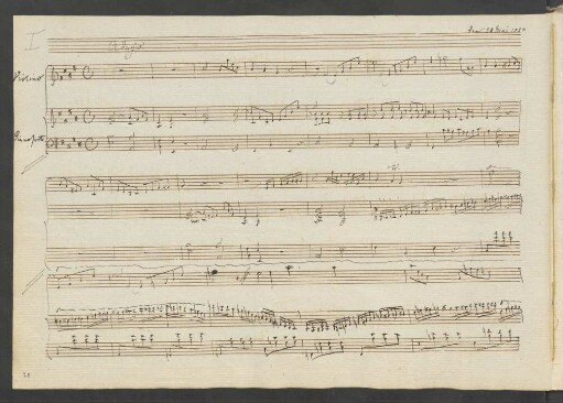 Adagio; vl, pf; E-Dur; H 72