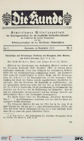 Aunjetitzer und Bernburger Siedlung von Burgdorf, Ldkr. Goslar, am linken Donauufer : (Taf.77 u. 78)