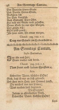 Am Sonntage Cantate