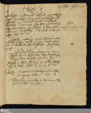 Ao. 968 ff. Hugo I. ...
