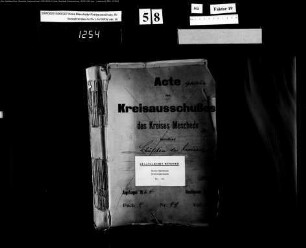 Schulden des Kreises Meschede Bd.6