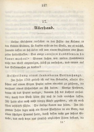 17. Allerhand