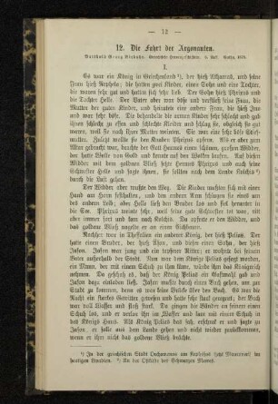 12. Die Fahrt der Argonauten. I.